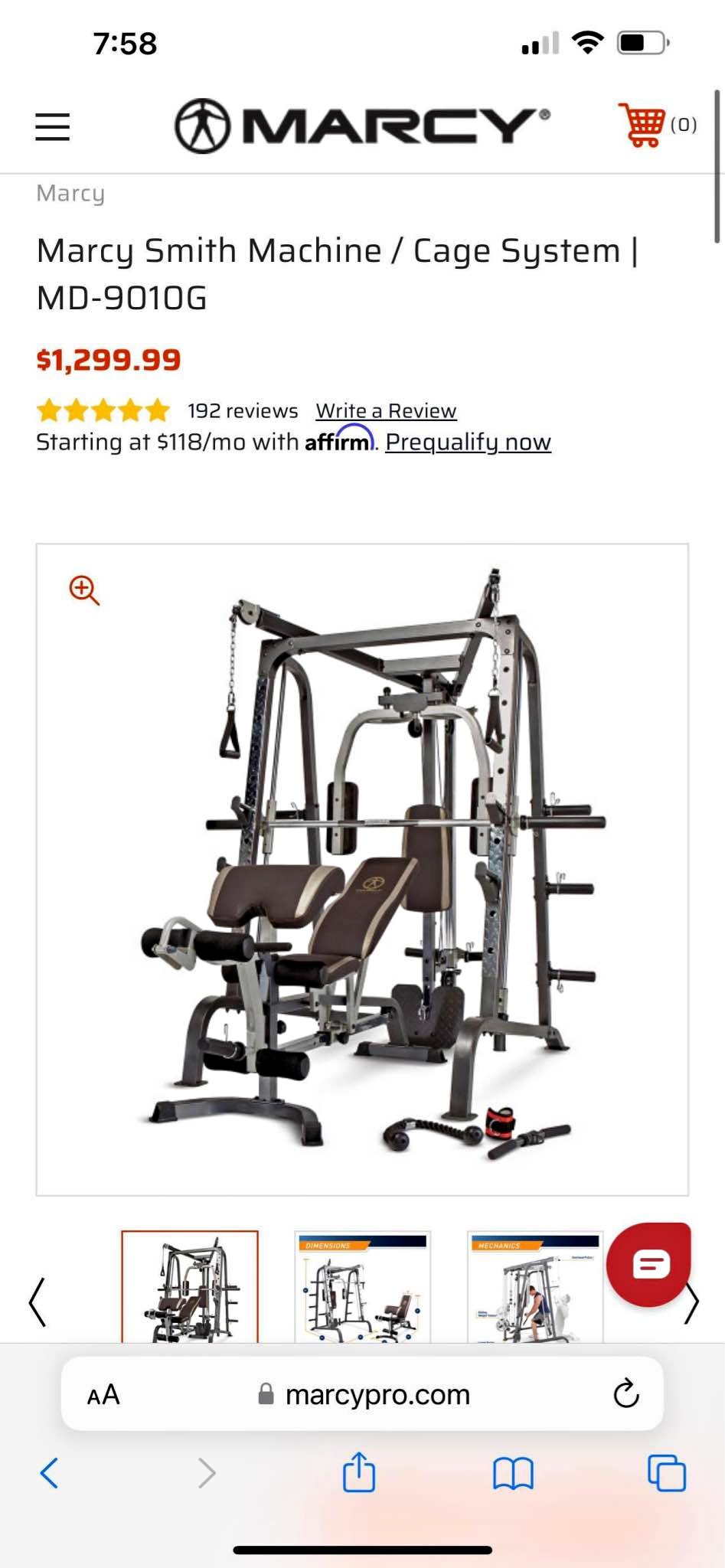 ALL IN ONE MERCY WORKOUT SET UP!!! EXCEPTIONAL CONDITION!!! - Weight ...
