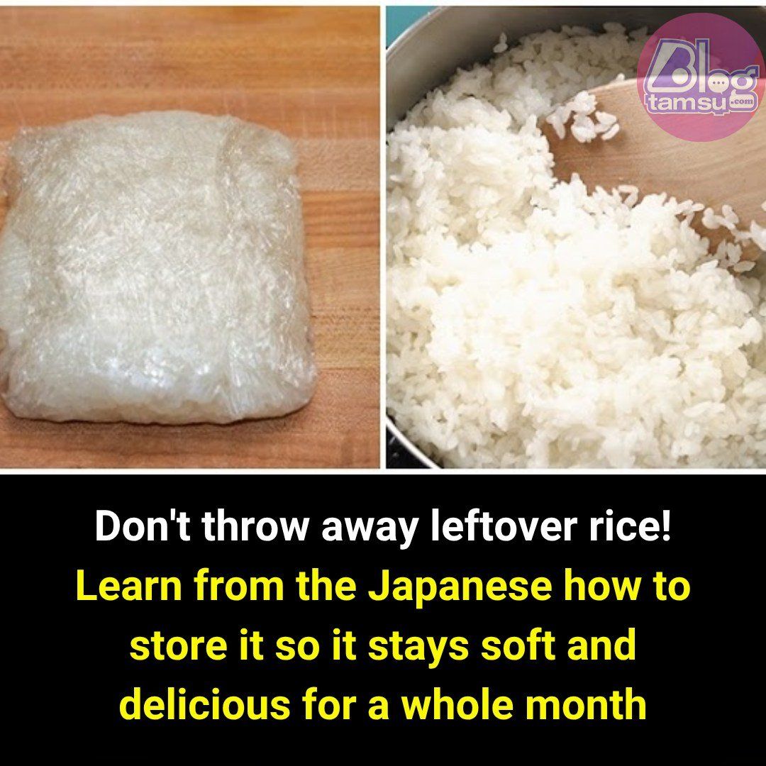 Blogtamsu - How the Japanese keep cooked rice fresh for a whole month 😲 ...