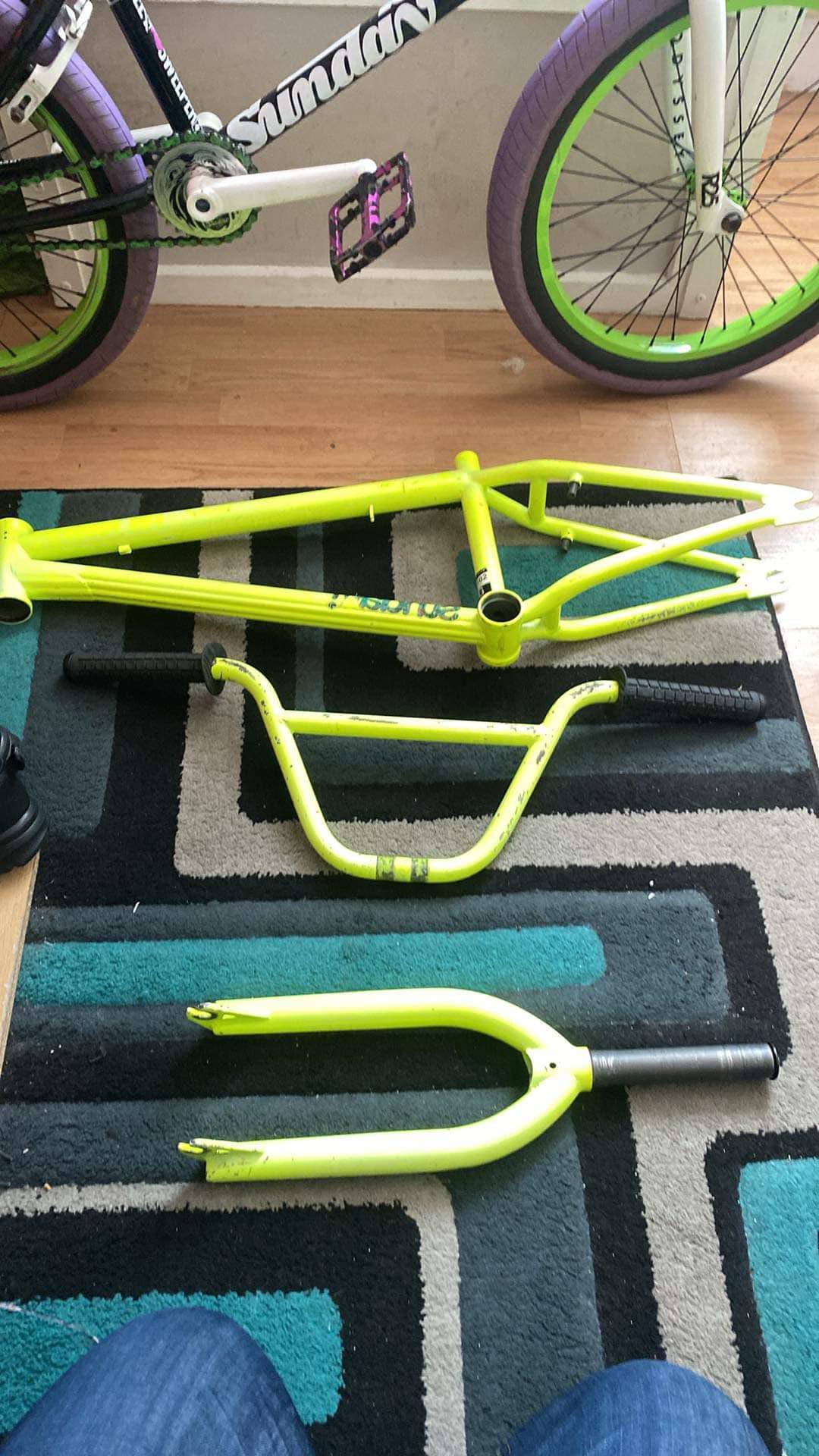 Décalcomanies Sunday Bikes Funday Pour BMX – Neuves Sous Emballage, Style Vélo