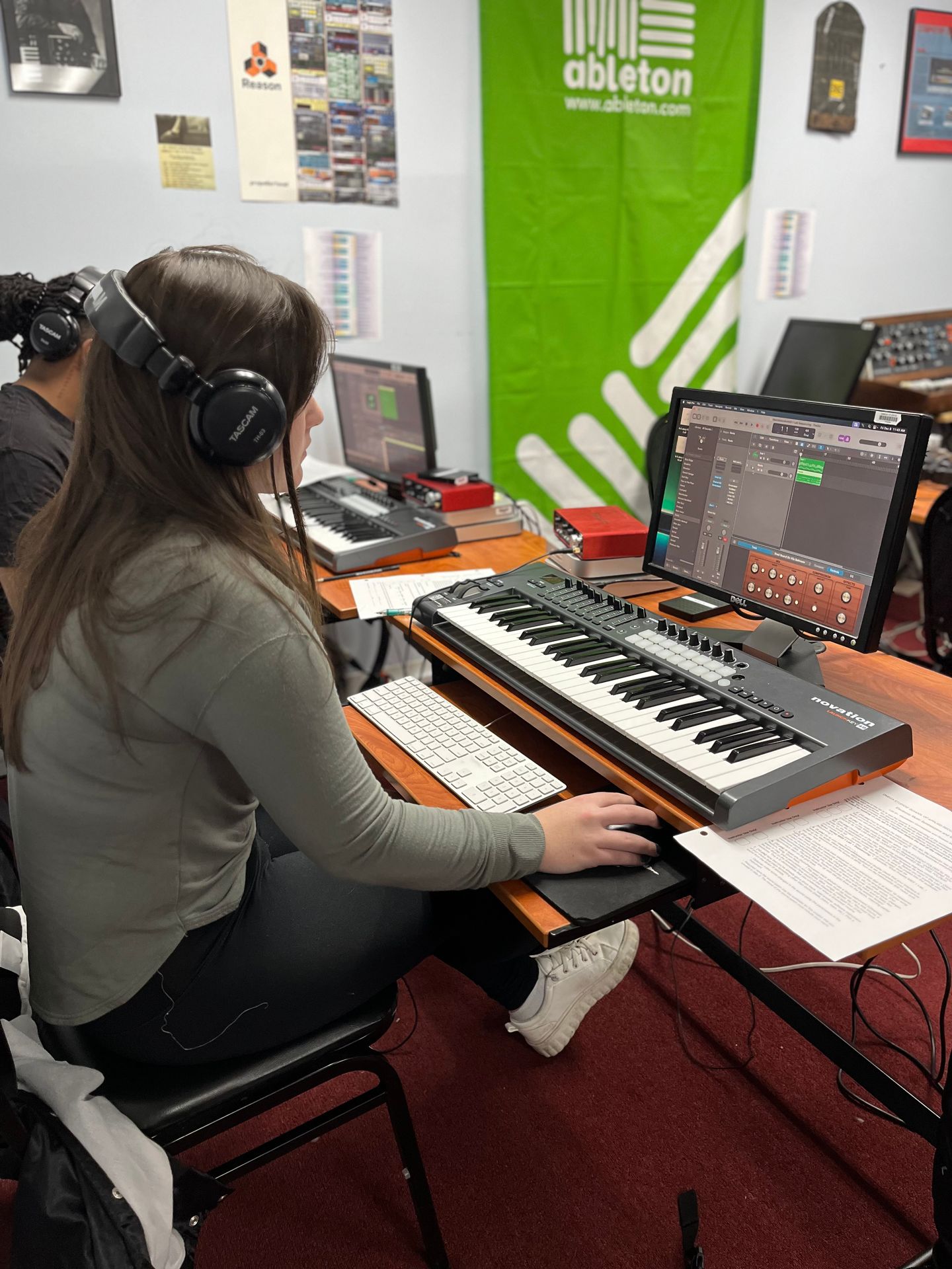 Omega - MIDI students working on their Logic Pro projects! # ...