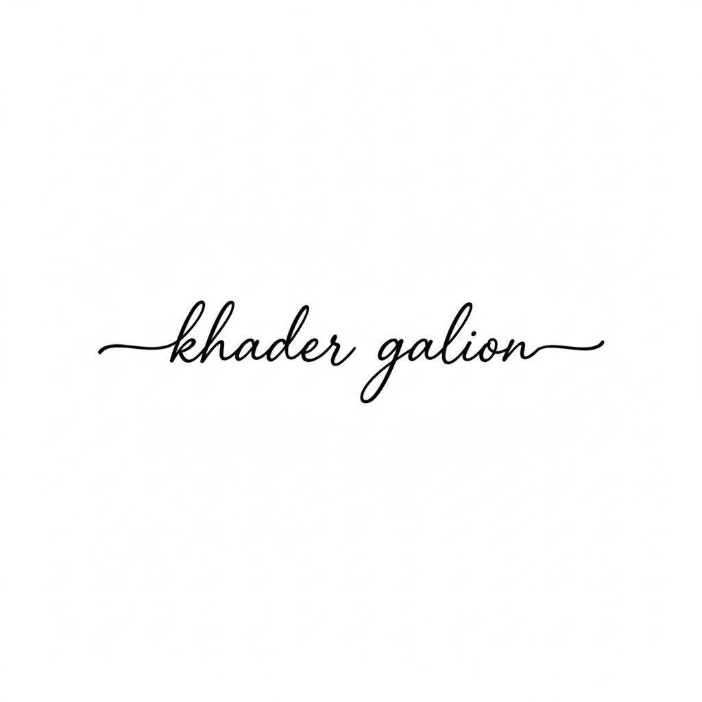 Picture Idea: Khader Galion