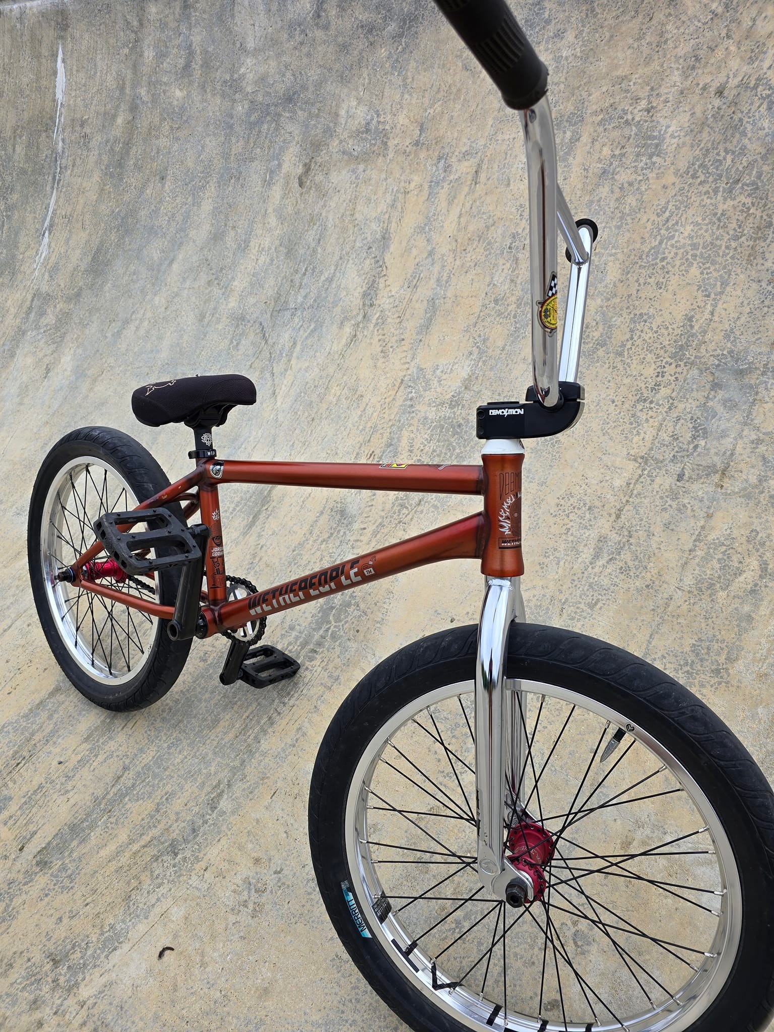 WeThePeople Doomsayer 20.5 Loving the color with the chrome 