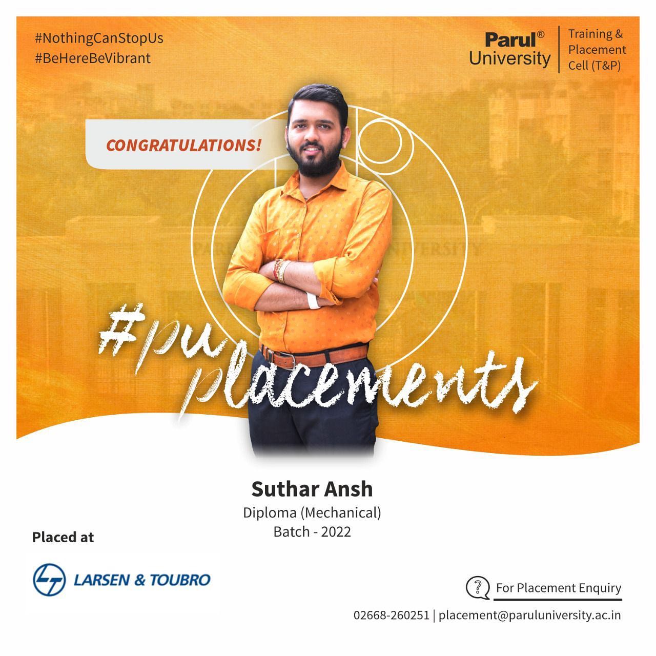 Congratulations to the selected... - Dr. Devanshu Patel | Facebook