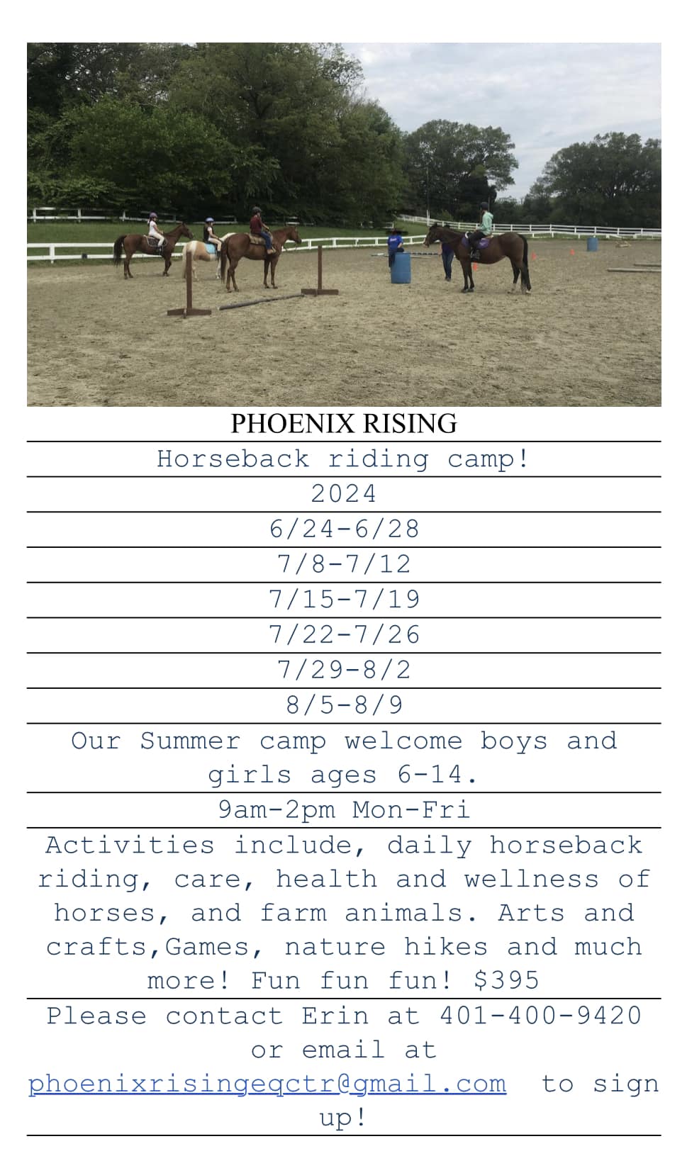 Phoenix Rising Equestrian Center