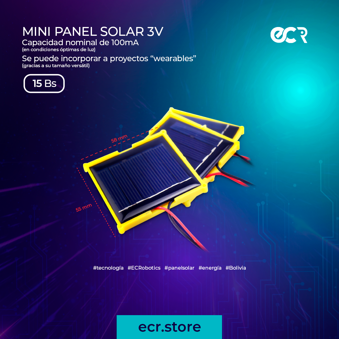 EC Robotics - MINI PANEL SOLAR 3V Panel solar... | Facebook