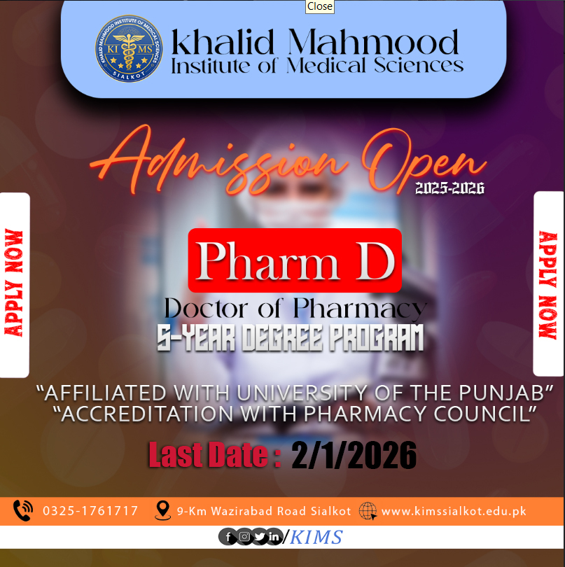 Khalid - Last Call forAdmissions 2025–2026 🎓💊 Last Date : 2/1/2026 ...