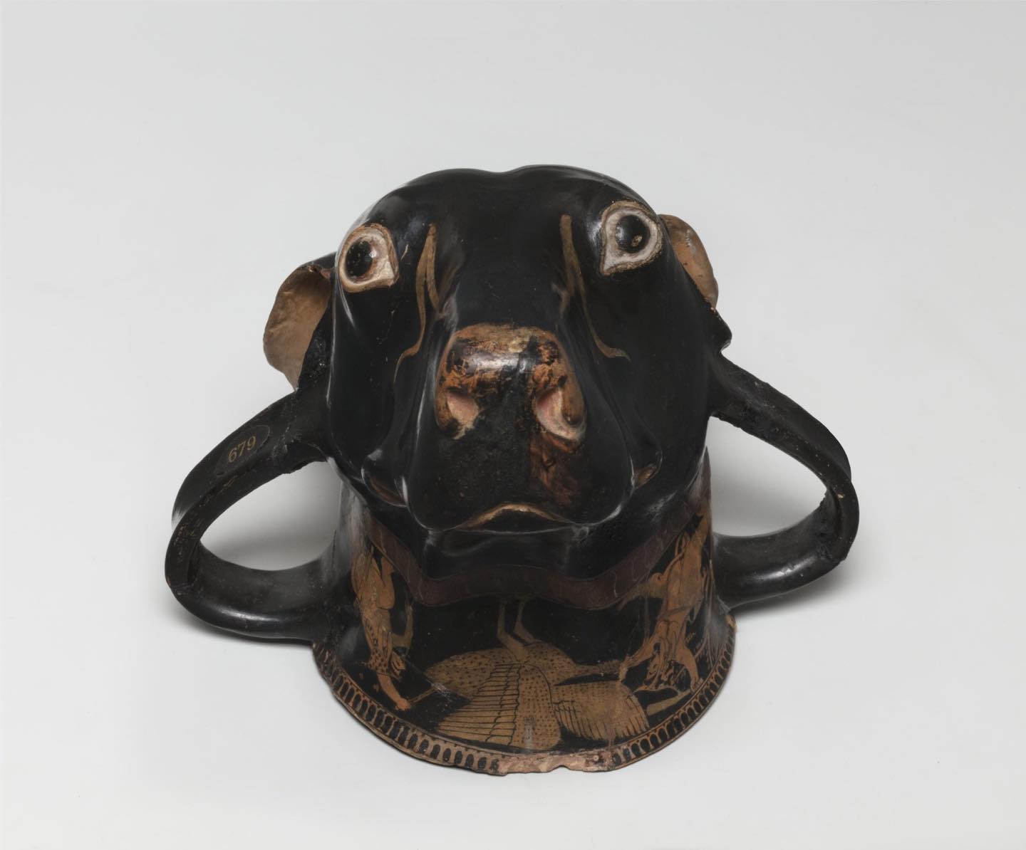 Rhyton in the shape of a dog's head,... - Museum of Artifacts | Facebook