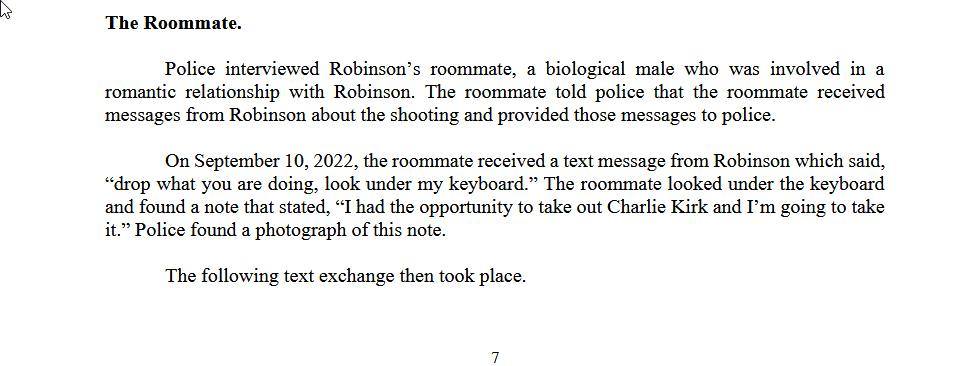 News - Charlie Kirk shooting suspect Tyler Robinson's texts with ...