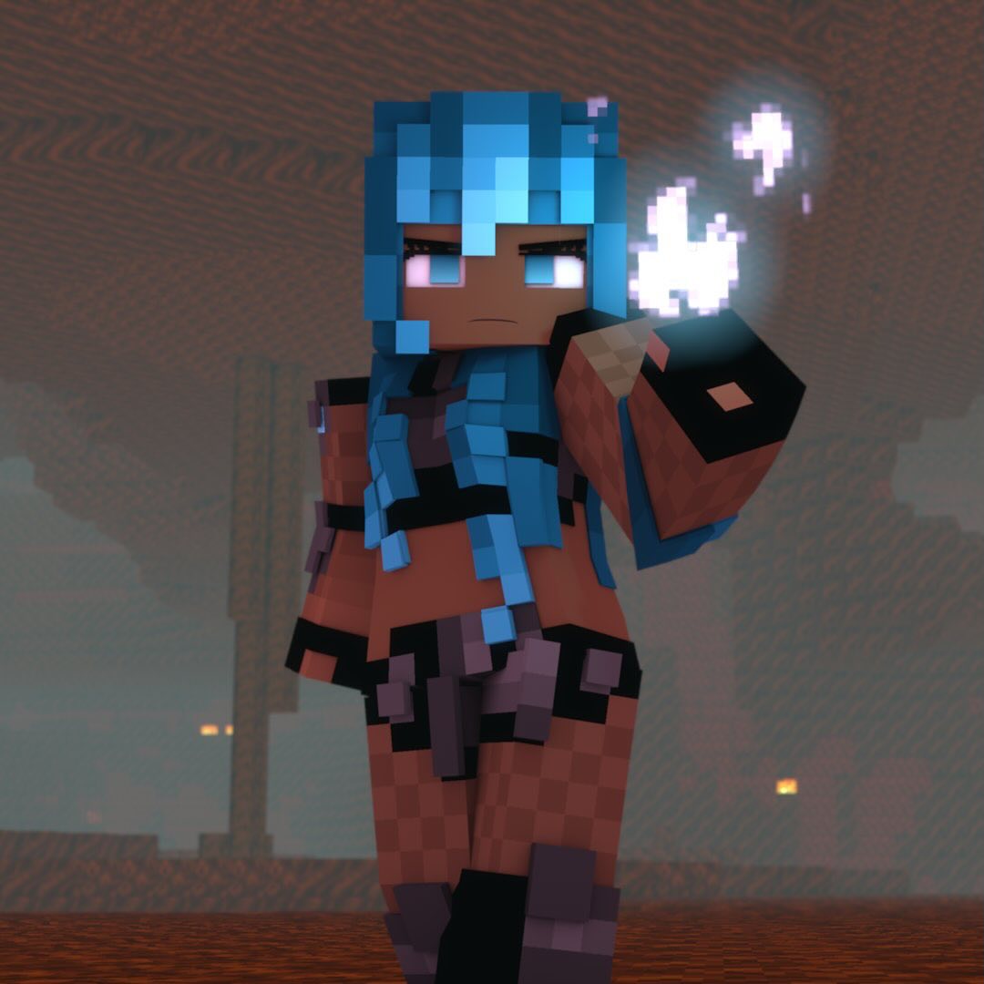 Rainimator - Akui Azurlumen, the Soulfire Daemon A half-blaze, half ...