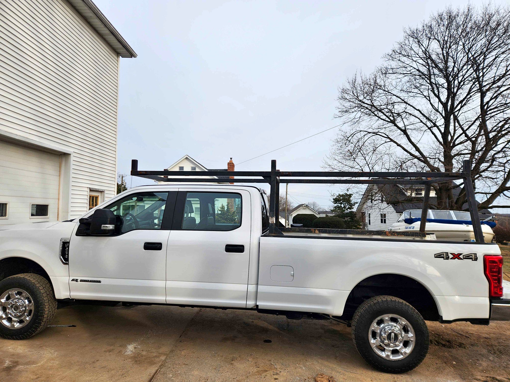 2017+ Ford Super Duty Heavy Duty Ladder Rack long bed crew cab f250 ...