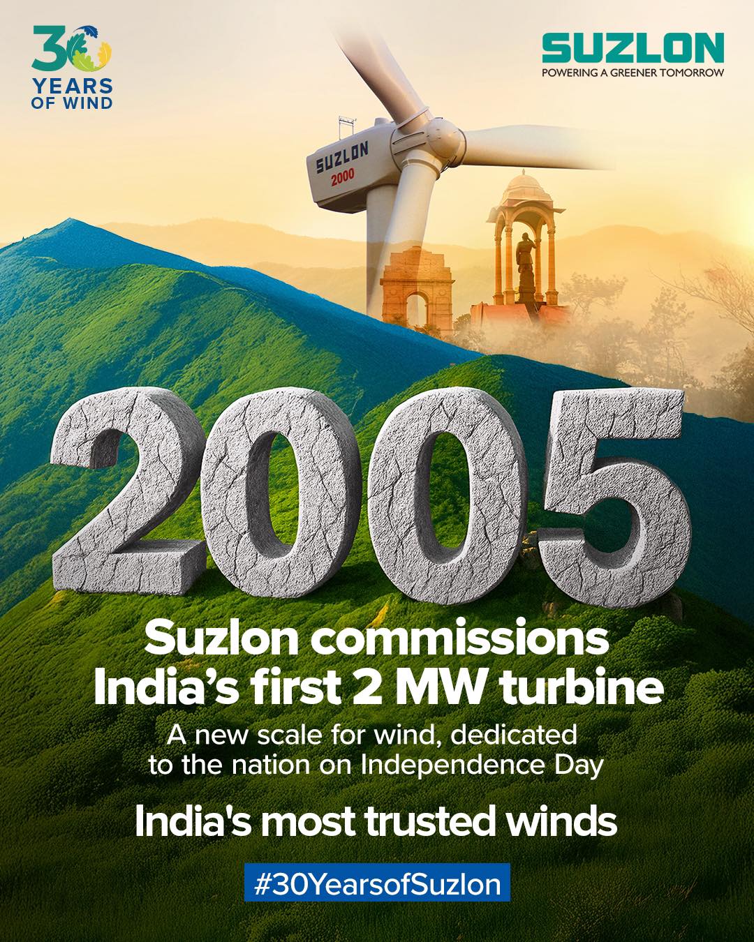 Suzlon - In 2005, Suzlon brought to India its then-largest turbine – a ...