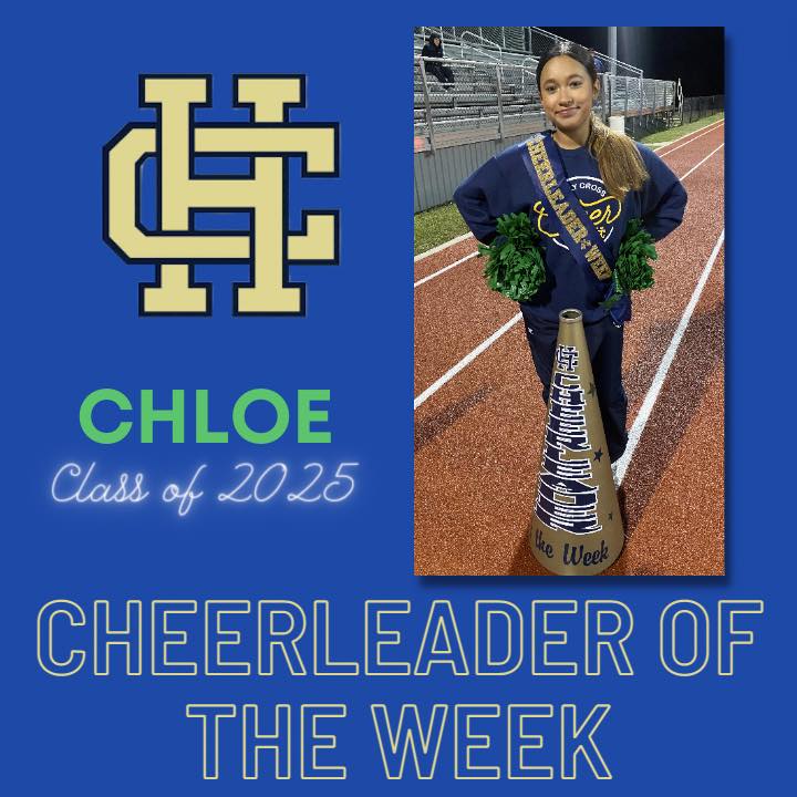 Congratulations to our Cheerleader of... - Holy Cross Cheer