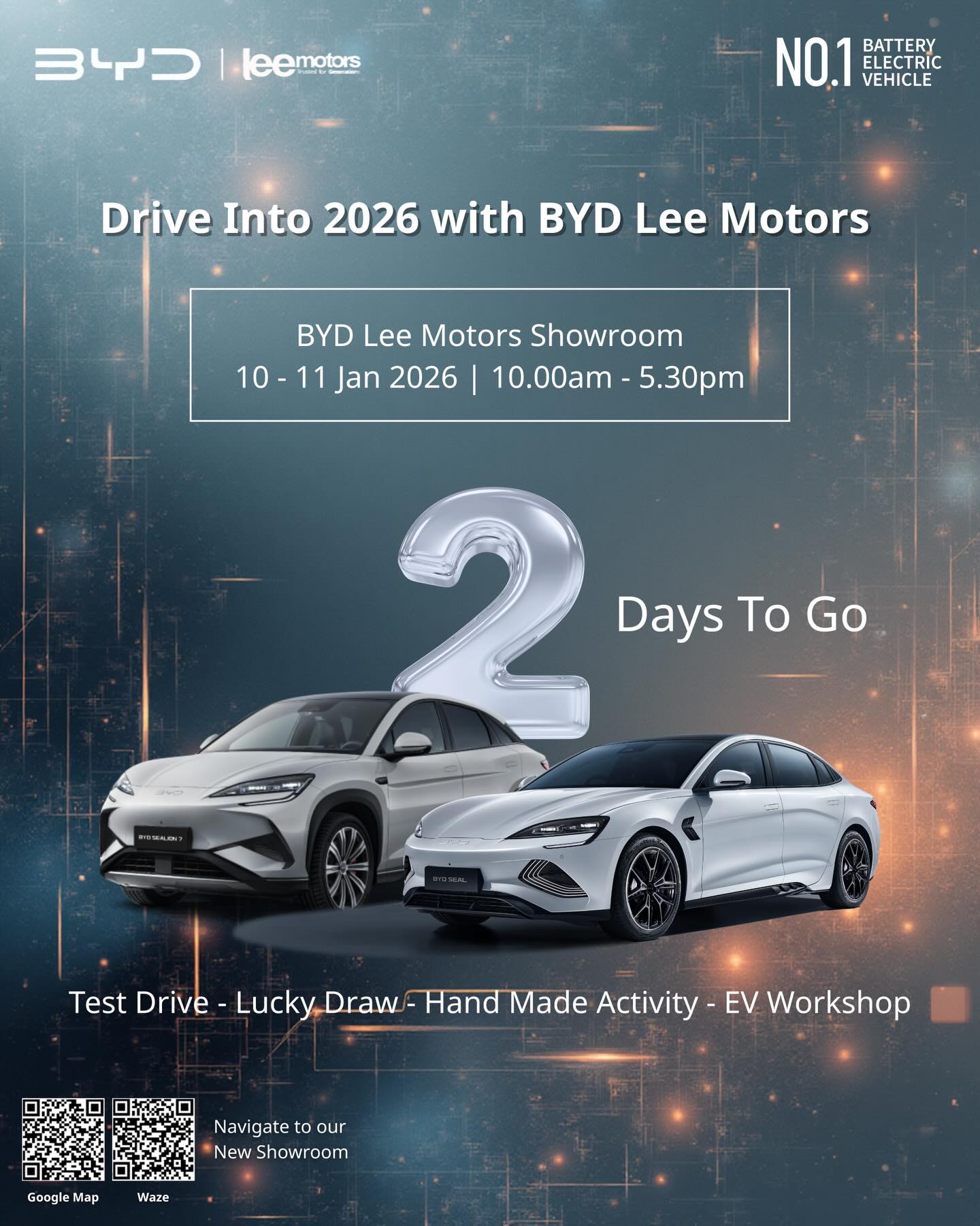 2 Days to go — Drive Into... - BYD Sungai Petani - Lee Motors | Facebook