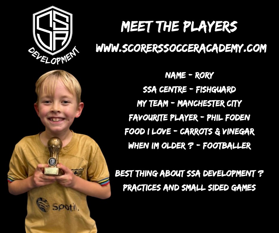 Scorers - MEET RORY – OUR FISHGUARD STAR! Rory is tearing it up at the ...