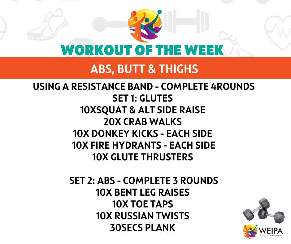 Weipa - 💪WASP - WEEKLY WOW (workout of the week) 💪 Abs, Butt & Thighs ...