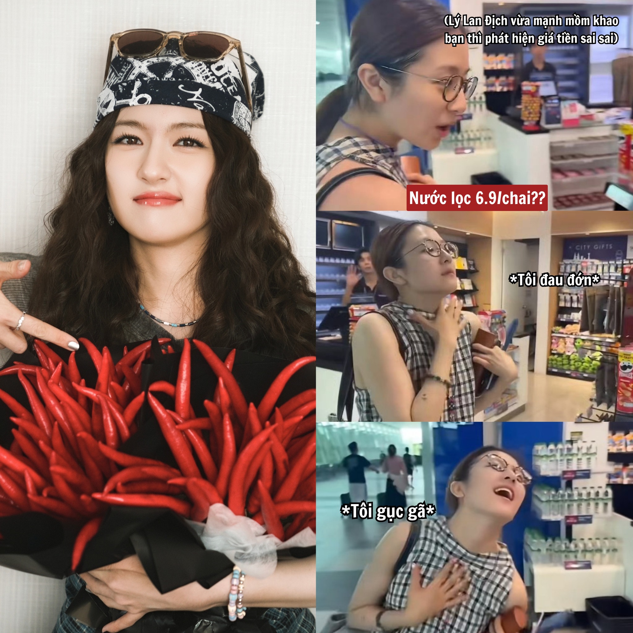Ký - Lý Lan Địch mạnh mồm khao bạn đồ ở sân bay, nhưng vừa thấy giá ...