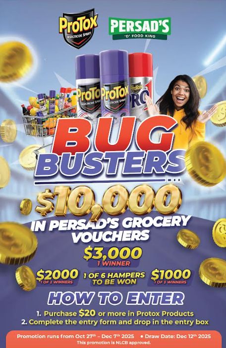 🛒💥 BUG BUSTERS IS HERE, AND IT’S... - Persad's D' Food King | Facebook