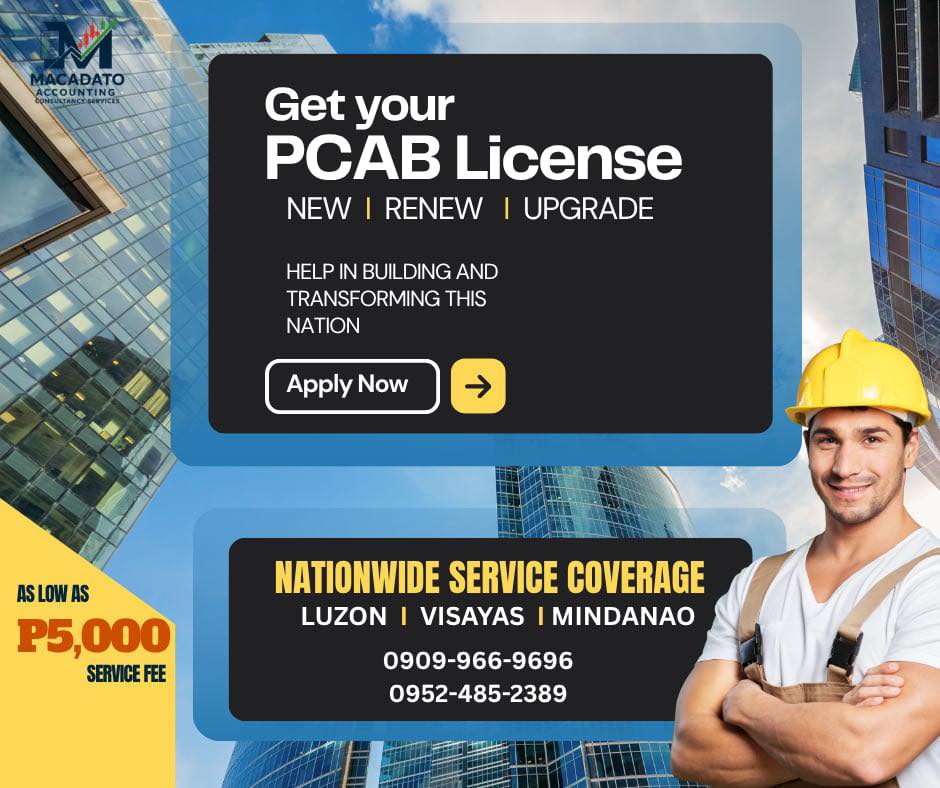 PCAB Assistance by MACS Cavite | Bacoor