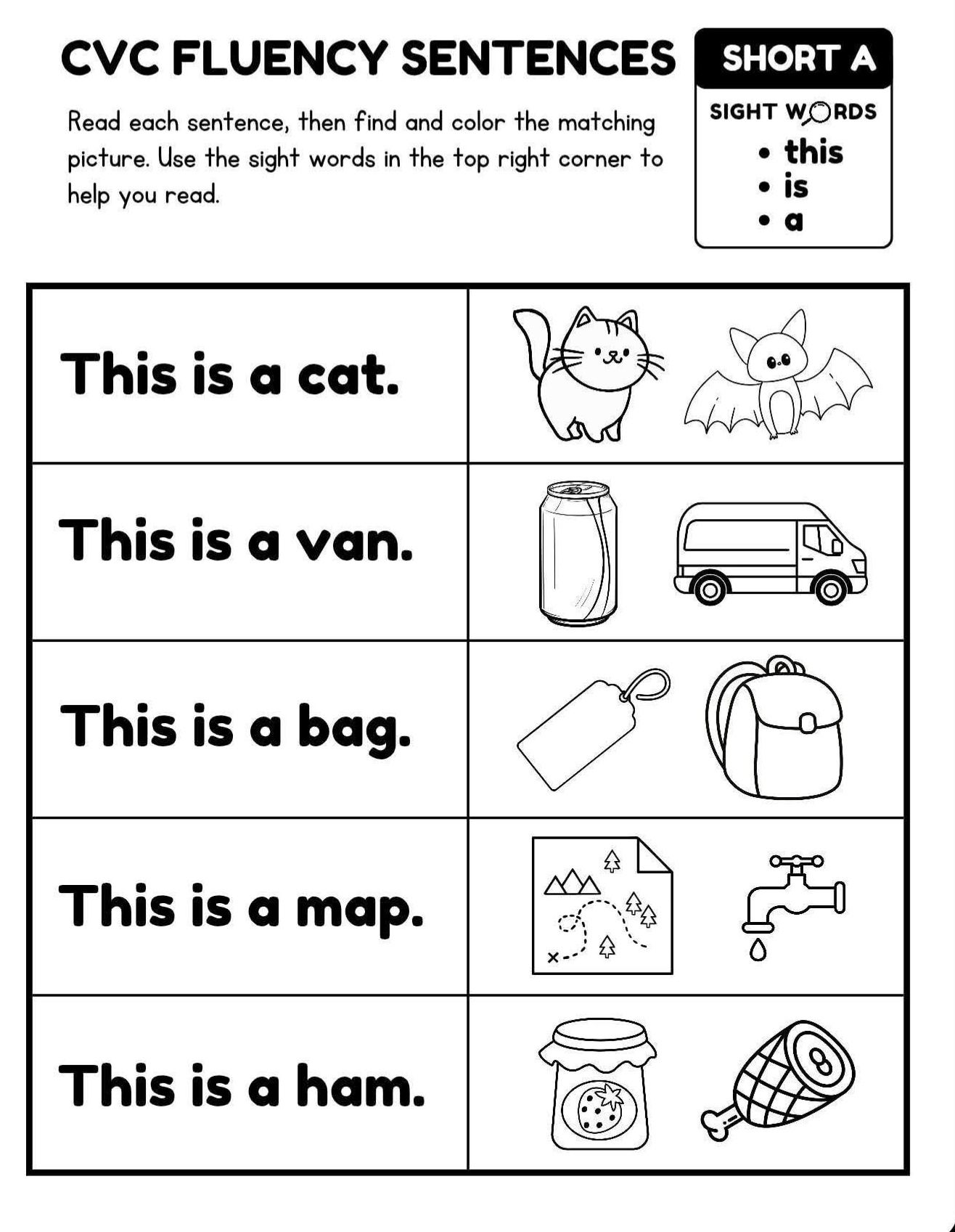 CVC Fluency Sentences !!!! - Primary Teaching Ways | Facebook