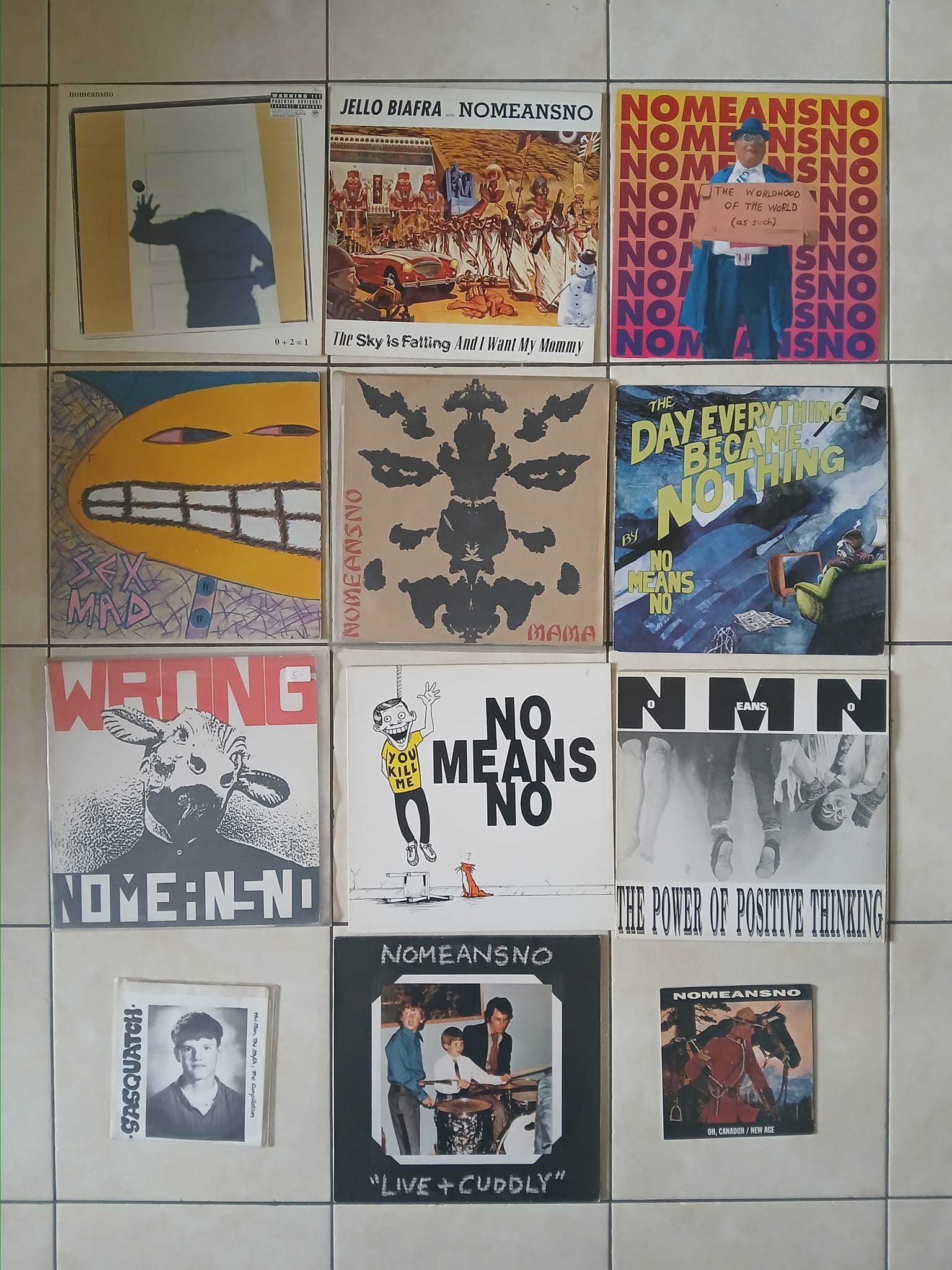 Nomeansno – Mama LP Released in 1982 艾 POT PINS Menun MAMA