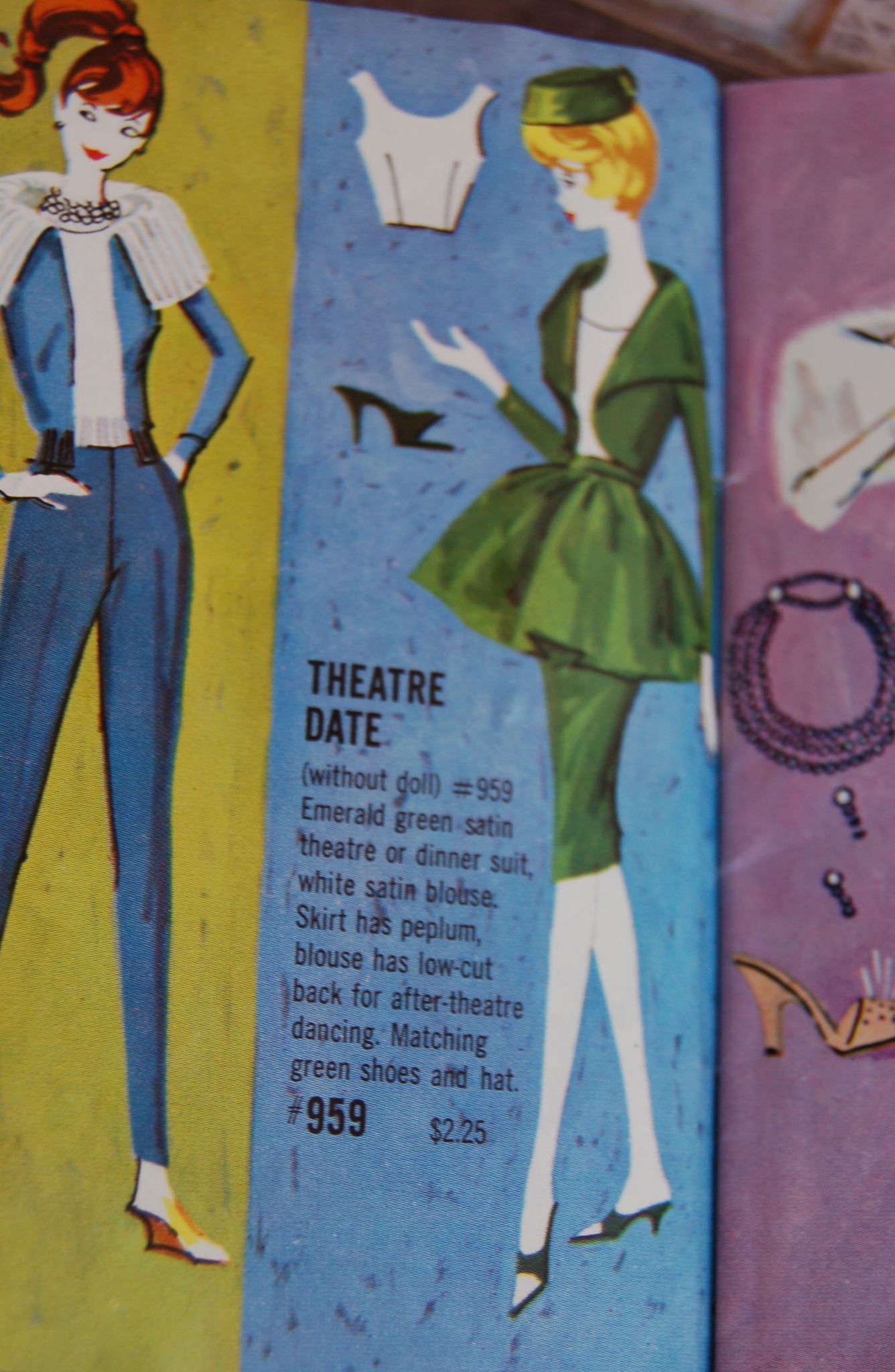 1963 Barbie Theatre Date vintage ensemble