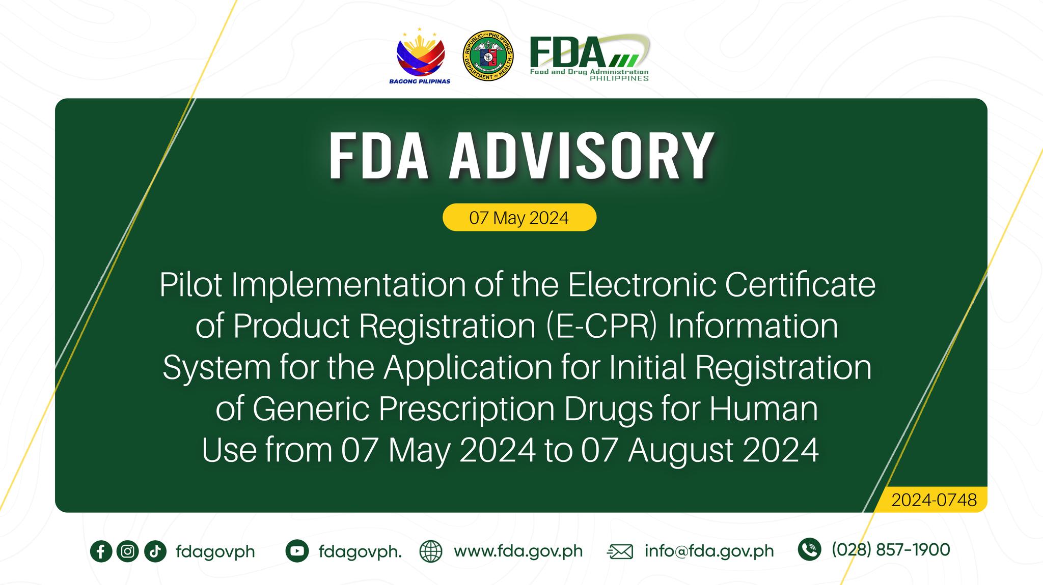***FDA Advisory... - Food and Drug Administration Philippines | Facebook