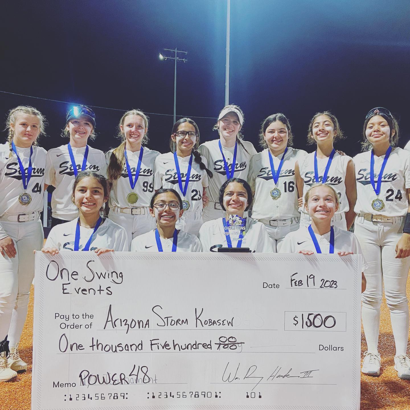 PGF Power 48 ⚡️14u Champions⚡️... - Arizona Rising Kobasew | Facebook