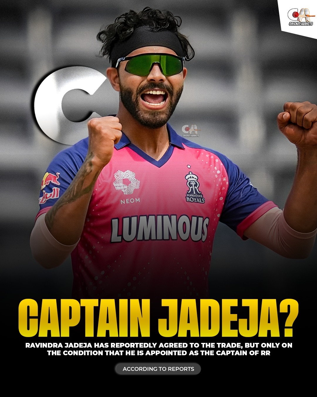 Cricket Addicts - Ravindra Jadeja has expressed his desire... | Facebook