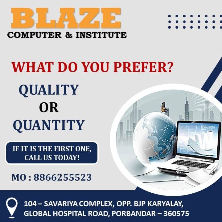 BLAZE COMPUTERS & INSTITUTE