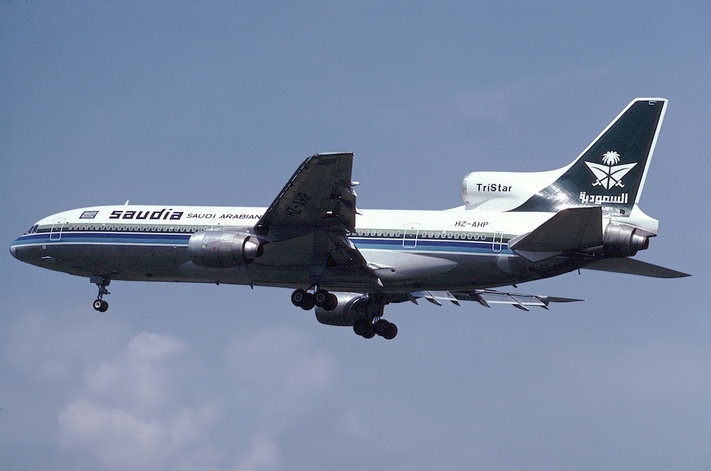 The Lochkeed L-1011-500 Tristar formerly belonging to the Saudi