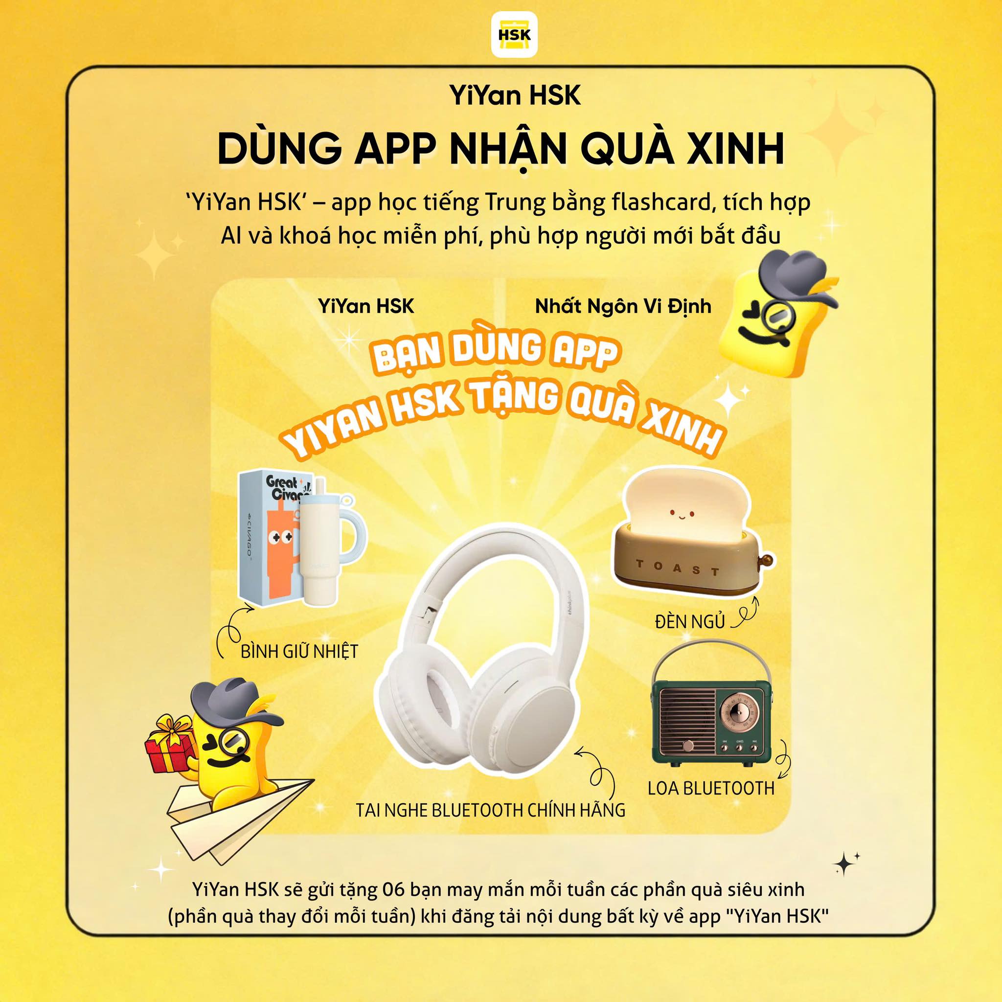 Tiếng - 🎁 [HOT DEAL 2026: BẠN DÙNG APP – YIYAN HSK TẶNG QUÀ XINH] Hoạt ...