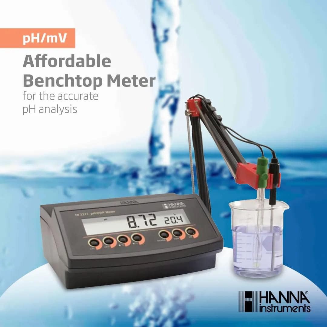 Jai - Good News! Our most popular HI2211 benchtop pH/mV meter is back ...