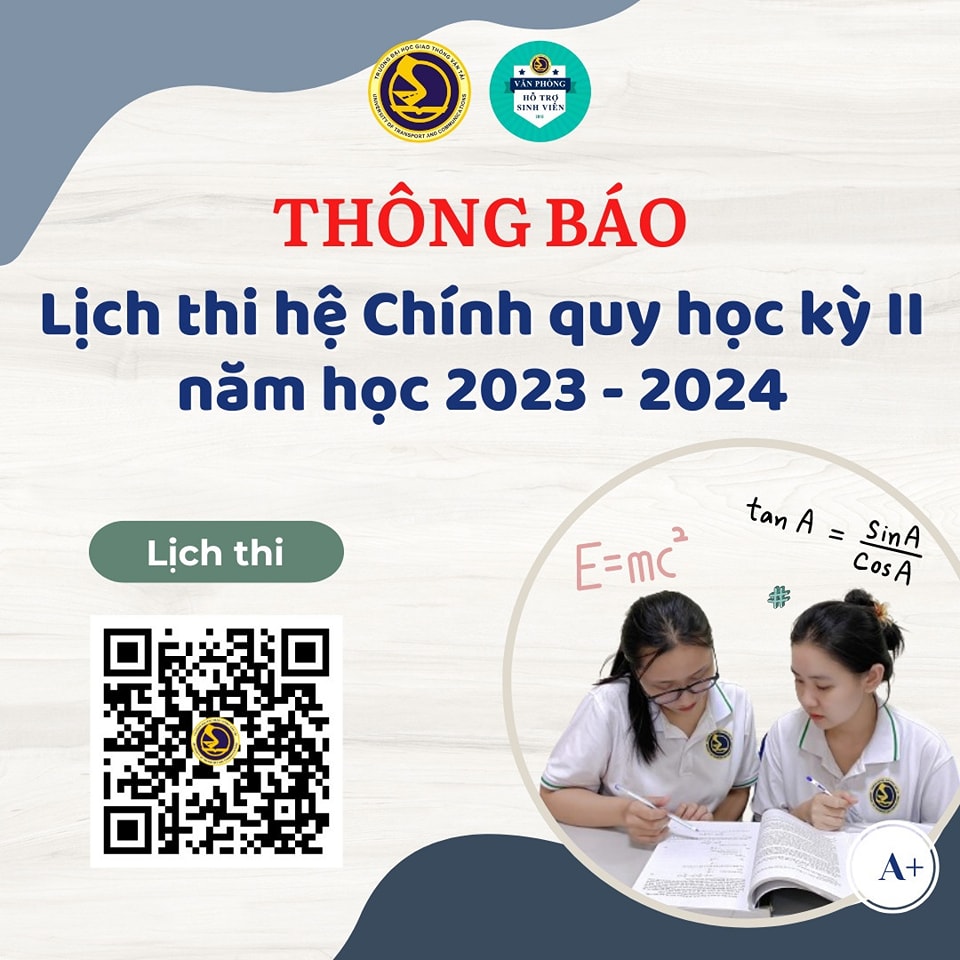 Văn - 🌻 THÔNG BÁO 🌻 LỊCH THI HỆ CHÍNH QUY HỌC KỲ II NĂM HỌC 2023 - 2024