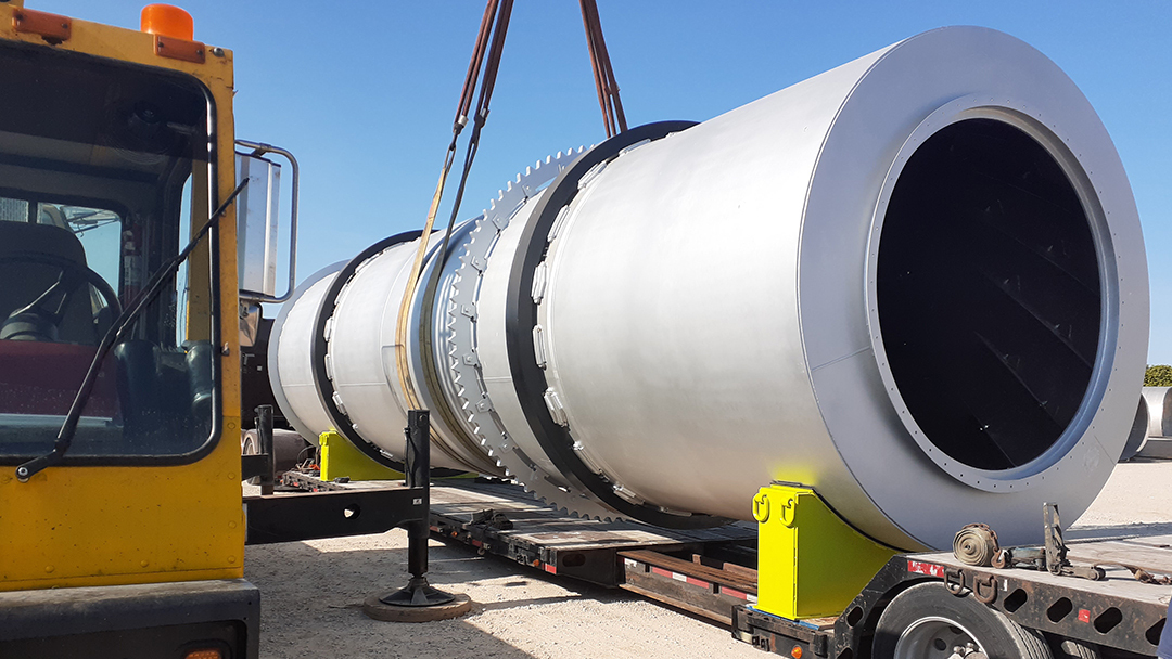 A rotary dryer is ready for install.... - FEECO International | Facebook