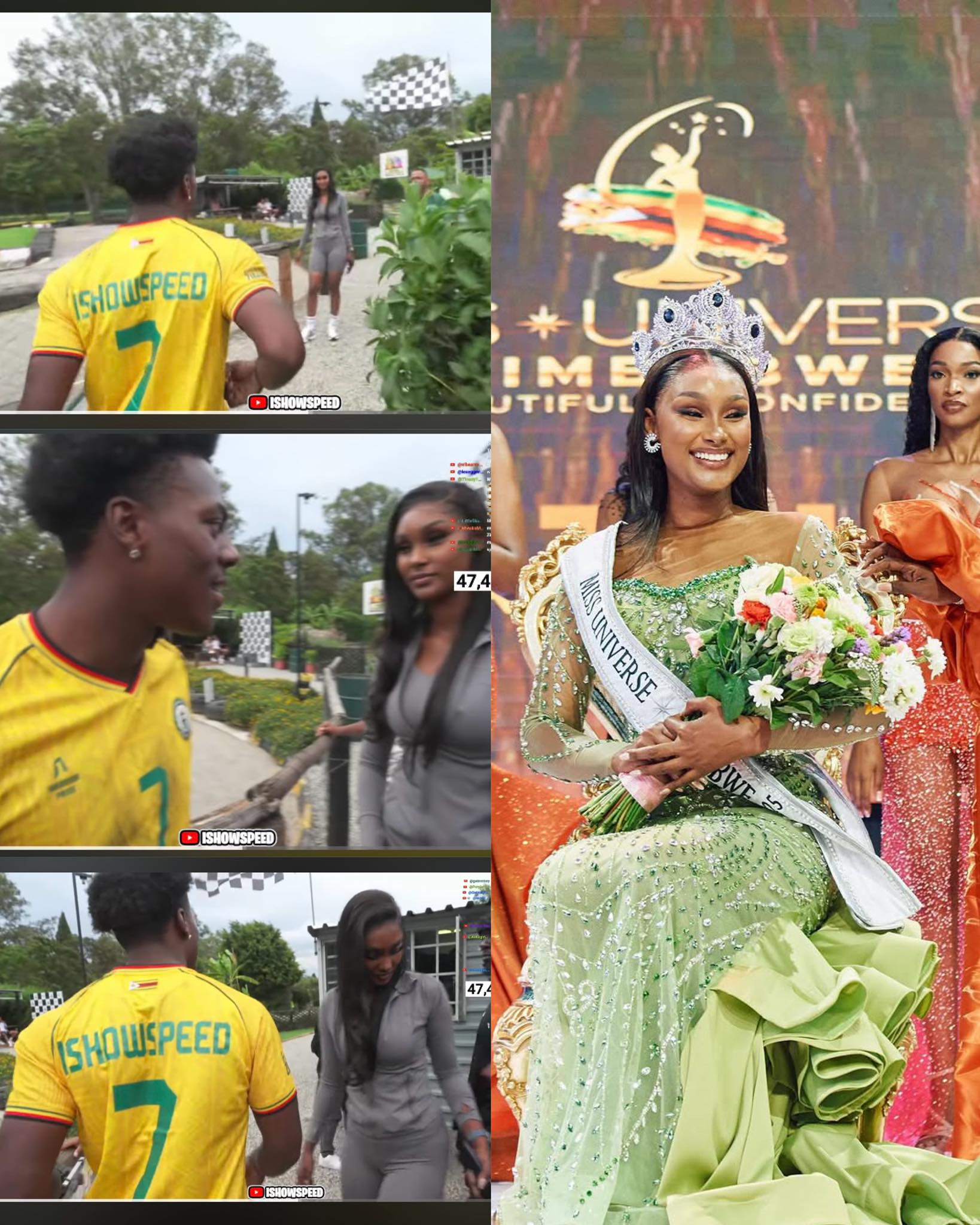 KROY - Speed ignored the 2025 Miss Universe Zimbabwe who been there for ...