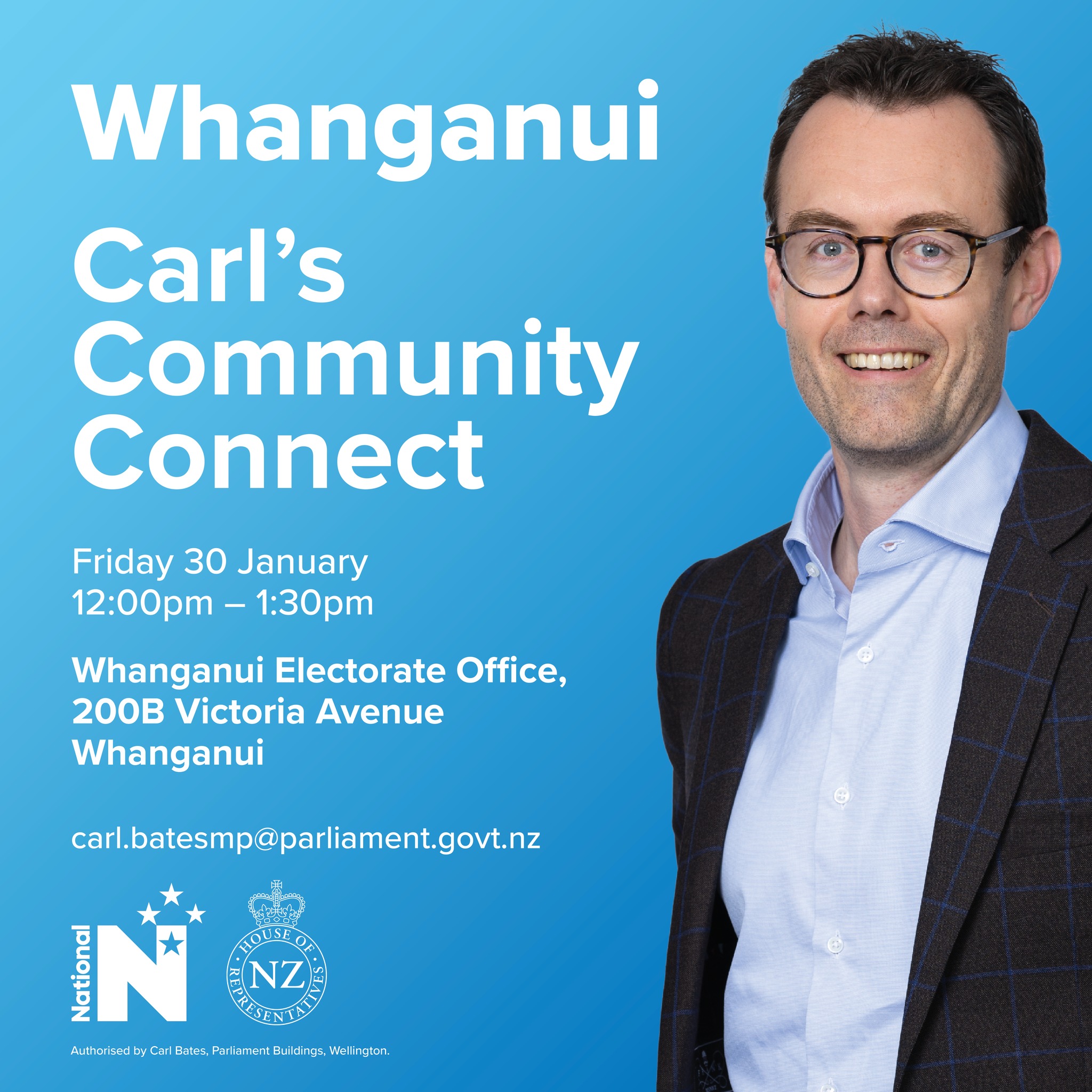 It is time to start Carl's... - Carl Bates MP for Whanganui | Facebook