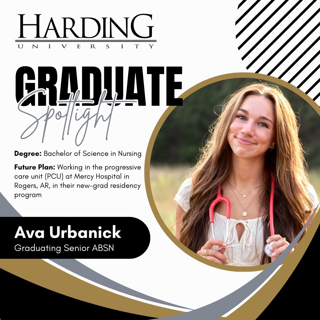 Harding - Meet Ava Urbanick! Ava graduates this December and plans to ...