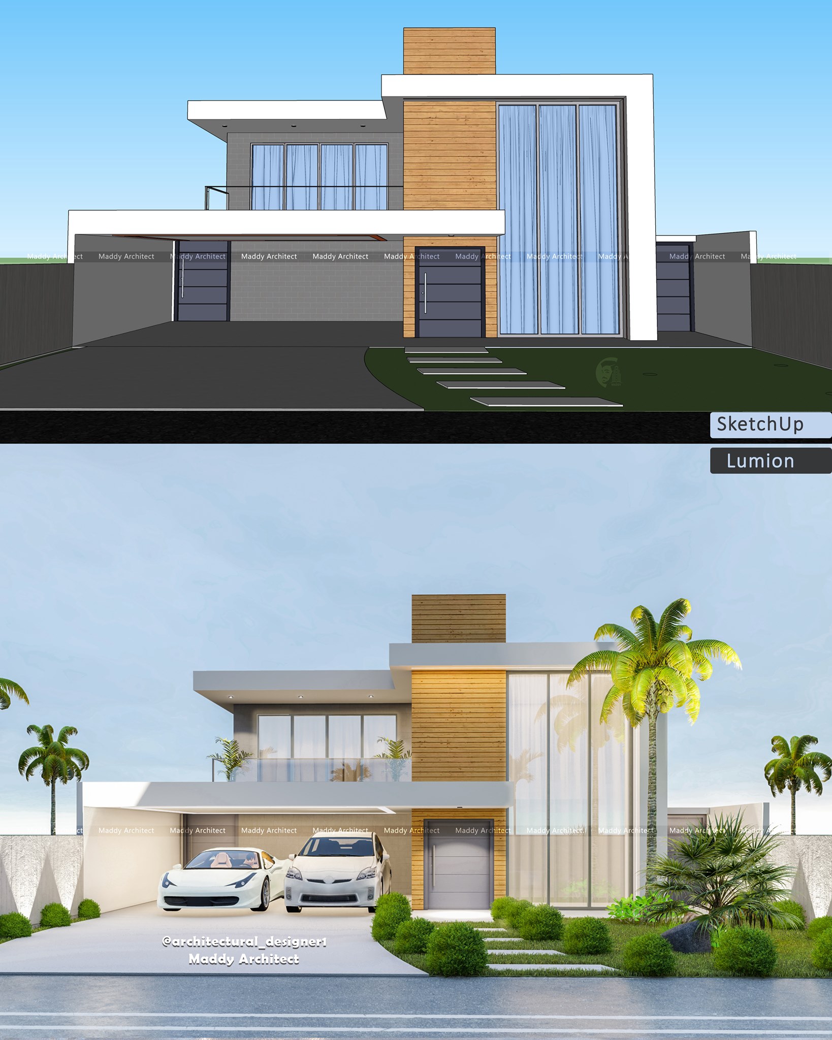 Maddy Architect - ️ House Exterior Design 😍 Maddy