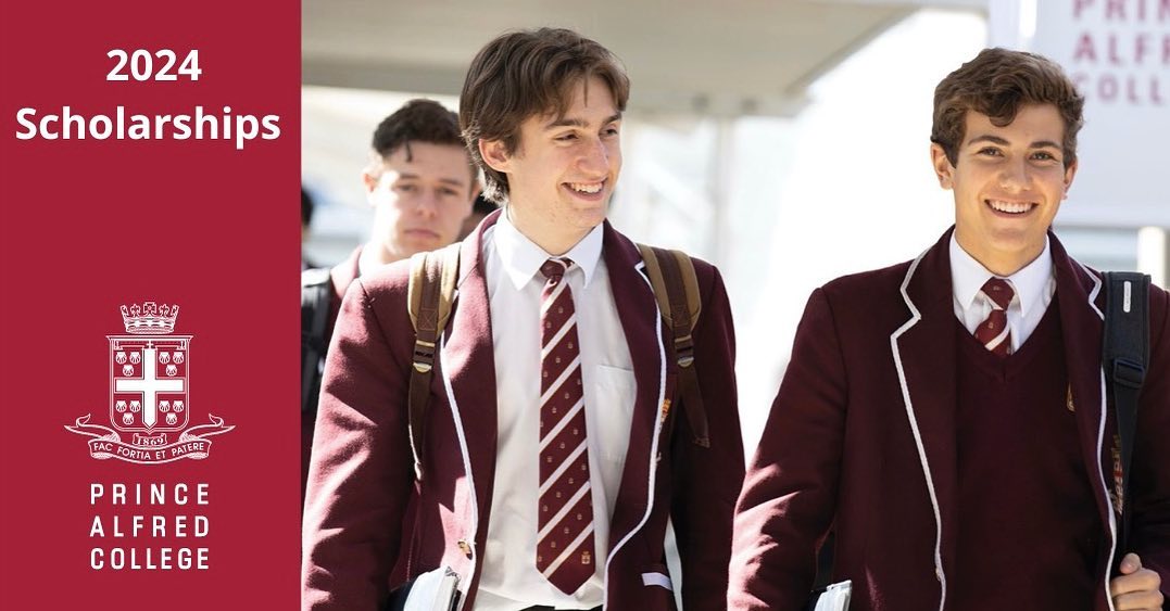 Applications for 2024 Scholarships... - Prince Alfred College | Facebook