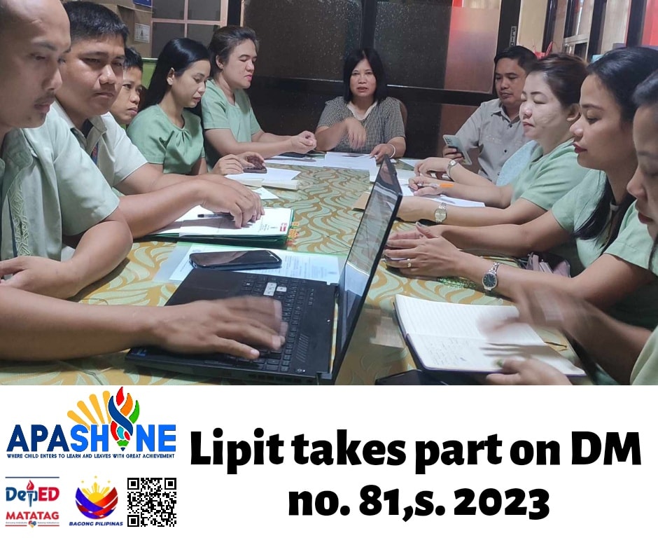 Lipit takes part... - DepEd Tayo Apasan ES - Quezon Province