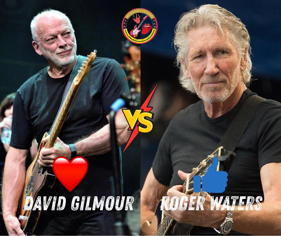 David Gilmour and Roger Waters [Pink Floyd]