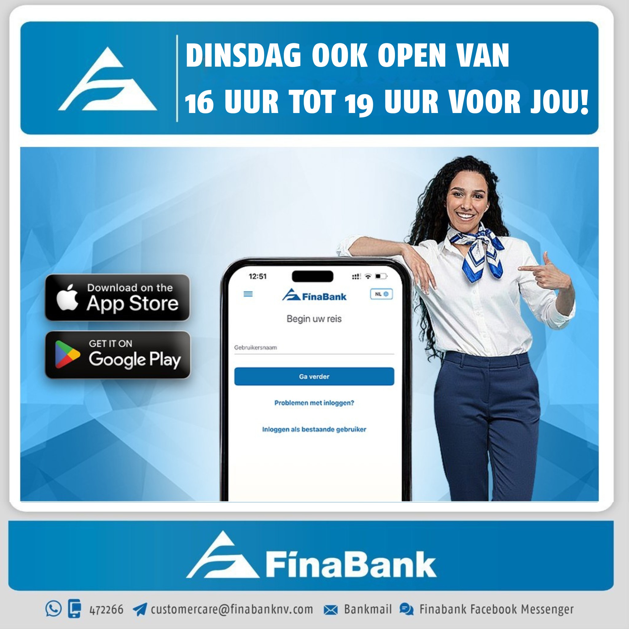 Finabank - Ervaar je nog inlogproblemen met de nieuwe Finabank Mobile ...