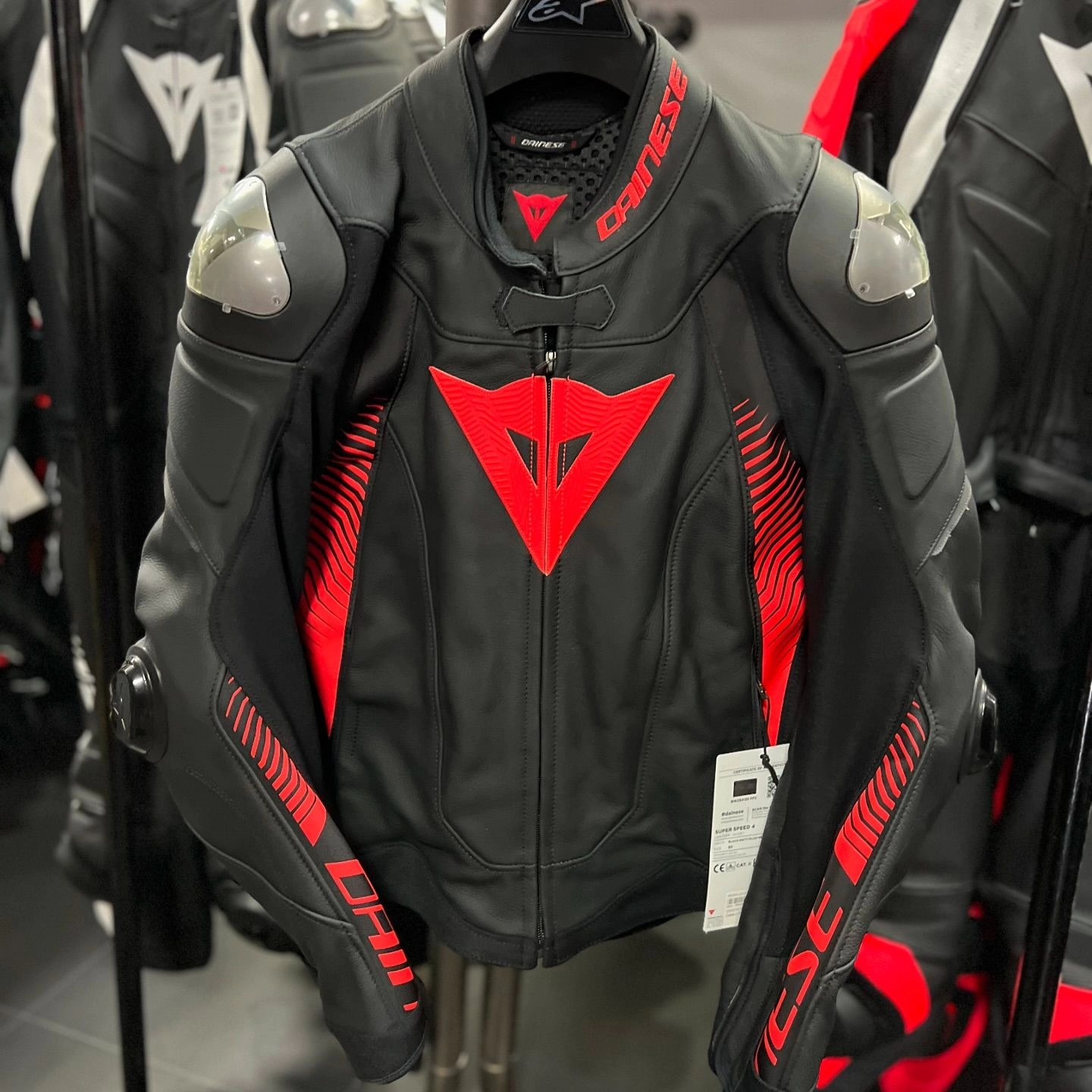 Dainese Super Speed 4 Leather Jacket ₹84,999/- available on order 