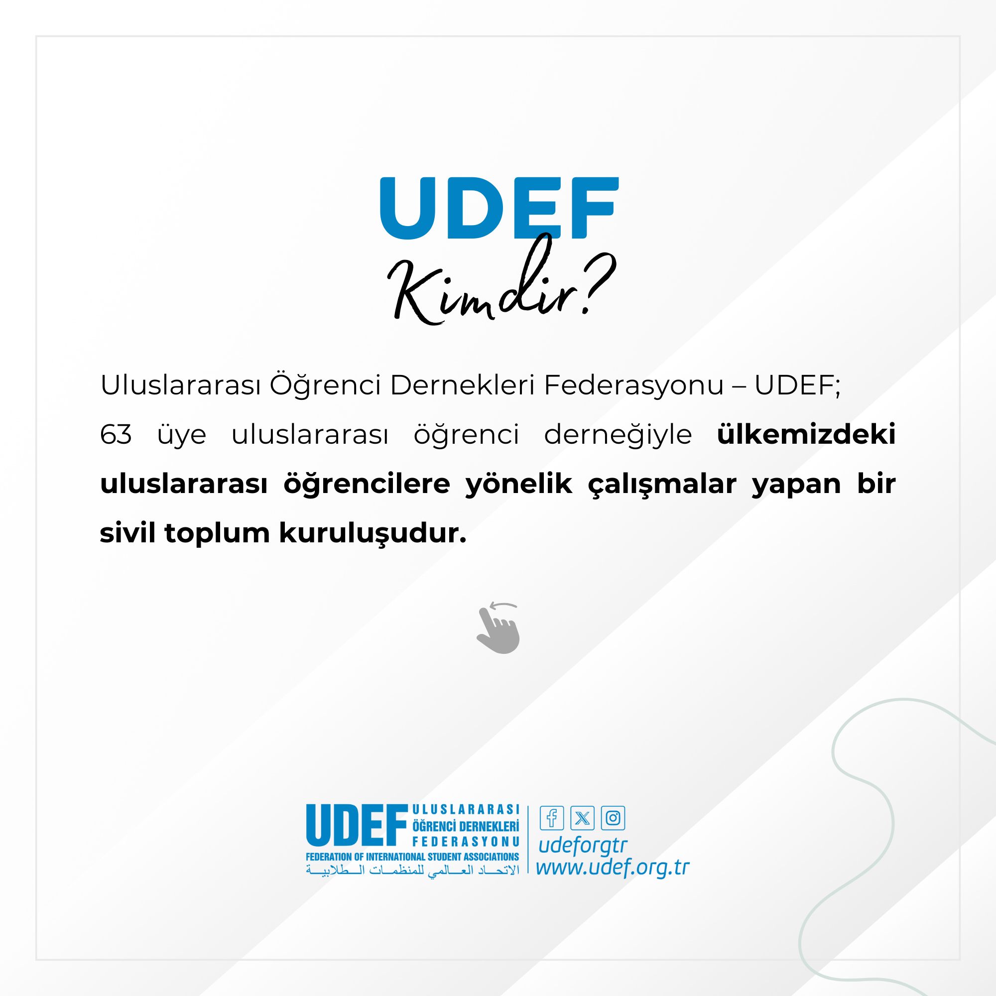 UDEF - UDEF nedir? Hangi konular hakkında çalışma yapar?... | Facebook