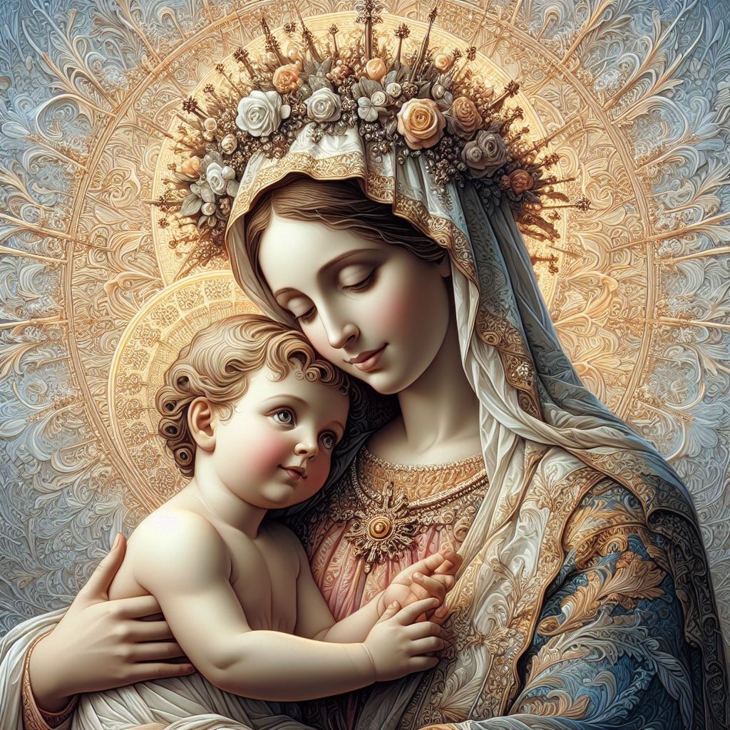 Catholic - NOVENA TO MARIA BAMBINA Holy Child Mary of the royal house ...