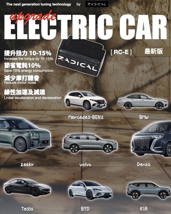 Radical - 🔵🔴【電動車·新世代·性能提升】Radical RC-E🔴🔵 對應車款： 🔸市場上99% 電動車型號 （請在留言區查找型號 ...
