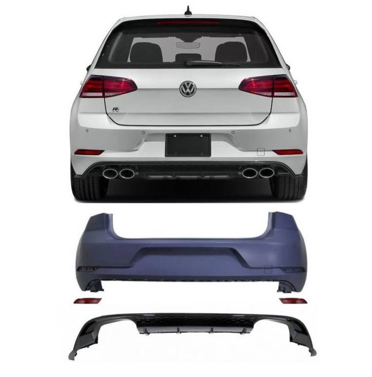 ?Rear bumper VW Golf VII (7) 13-19 Upgrade to R 7.5 Look 17-19 