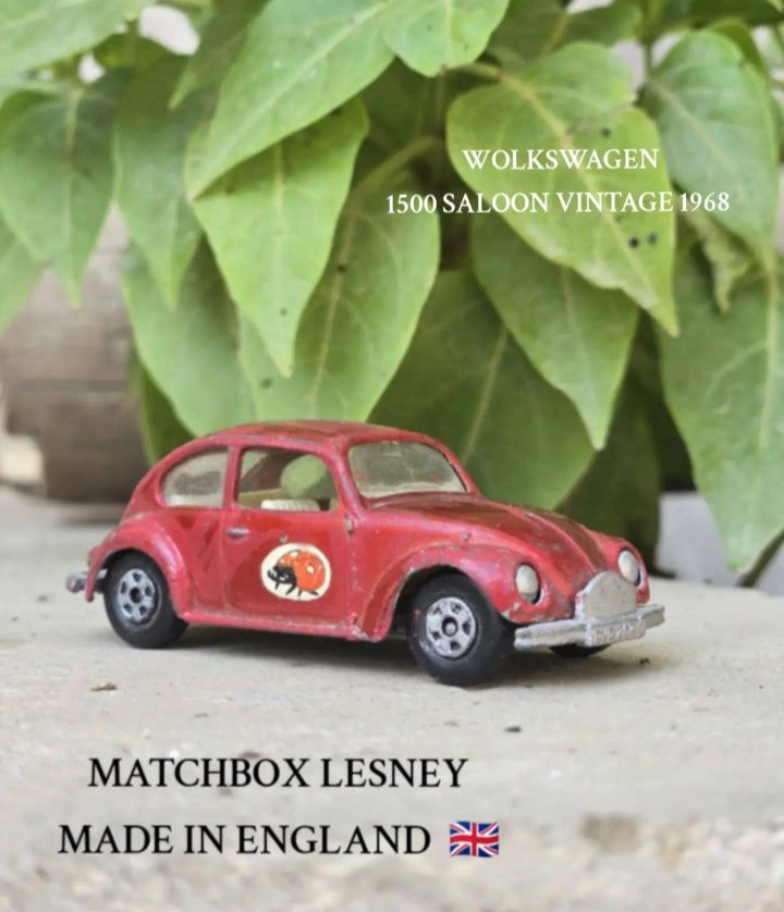 Vintage Matchbox Volkswagen No 25 with misspelled base plate