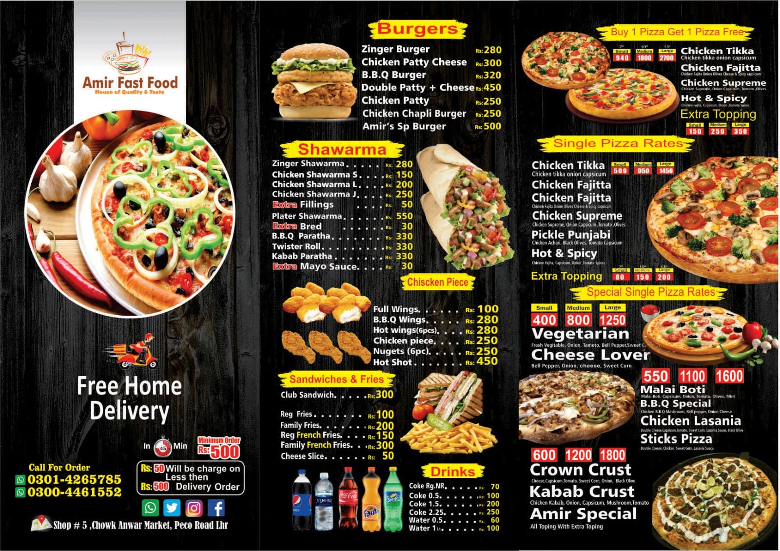 Amir Fast Food | Lahore