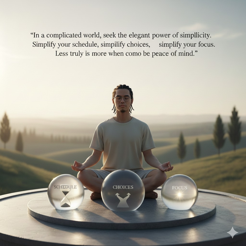 Good - In a complicated world, seek the elegant power of simplicity ...